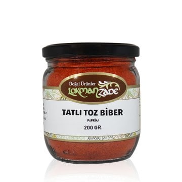 Lokmanzade Tatlı Toz Biber Cam Kavanoz 200 Gr.