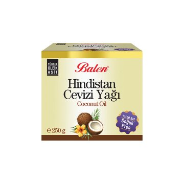 Balen Soğuk Pres Hindistan Cevizi Yağı 300ml.